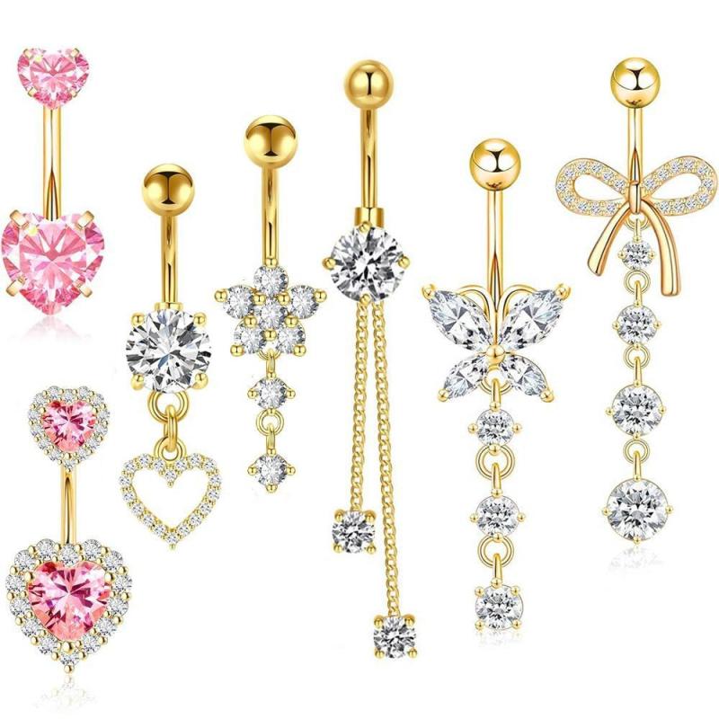 Body Jewelry La - [LA] 1 szt. Prosty kolczyk do