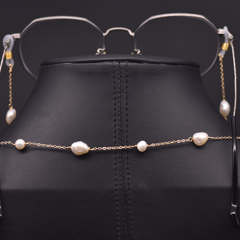 Body Jewelry Charms - GLSEEVO Naszyjnik z Łańcuszkiem do Okularów
