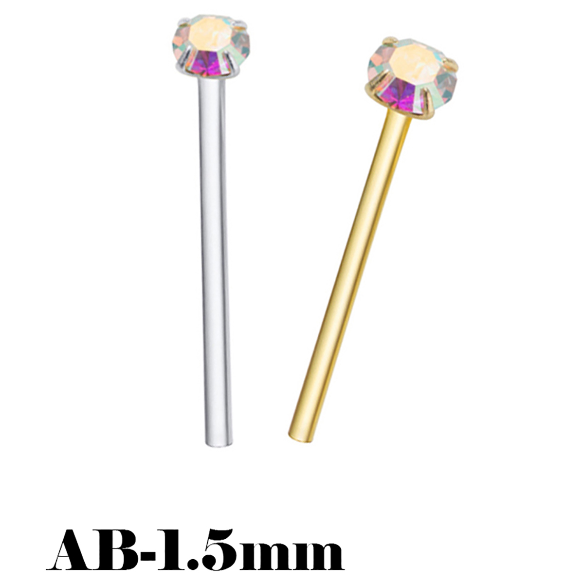 Body Jewelry La - 925 Sterling Silver Nose Studs Mini