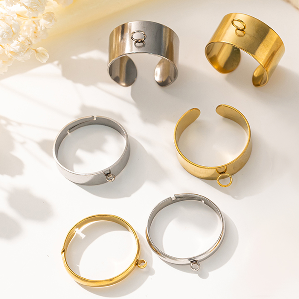 Daith Heart Ring - 5 sztuk/partia Otwarty Regulowany Pierścień ze