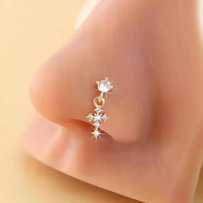 Kolczyki do nosa dla kobiet, k – Body Jewelry Tunnels recenzja i cena