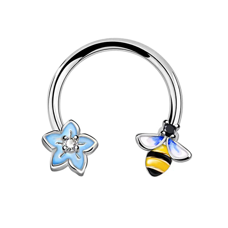 Moda Różowy motyl Pierścionek  – Body Jewelry La recenzja i cena