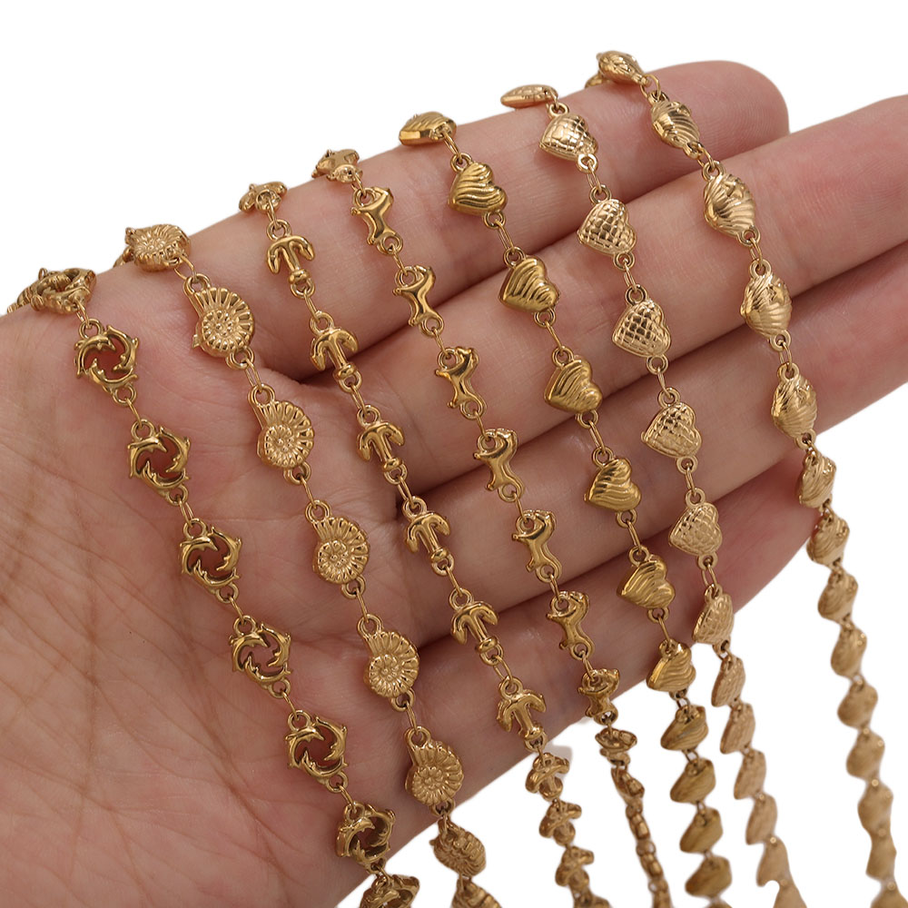 1M Złote Łańcuszki ze Stali Ni – Body Jewelry For You recenzja i cena
