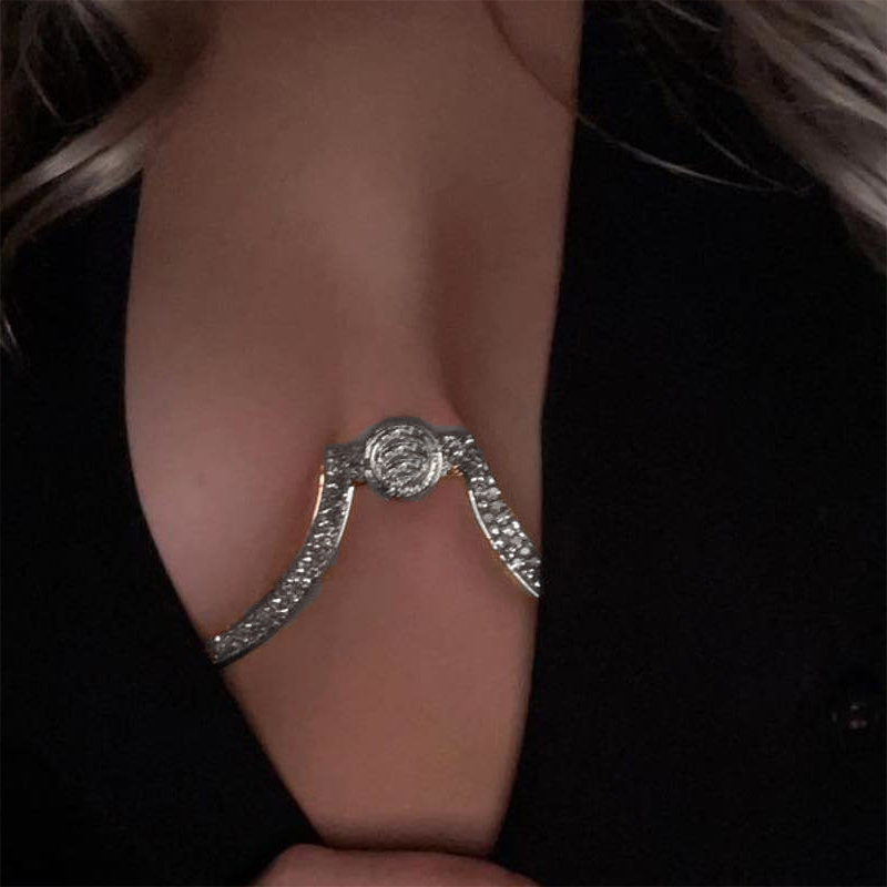 Stonefans cyrkon motyl z zawie – Body Jewelry Art recenzja i cena