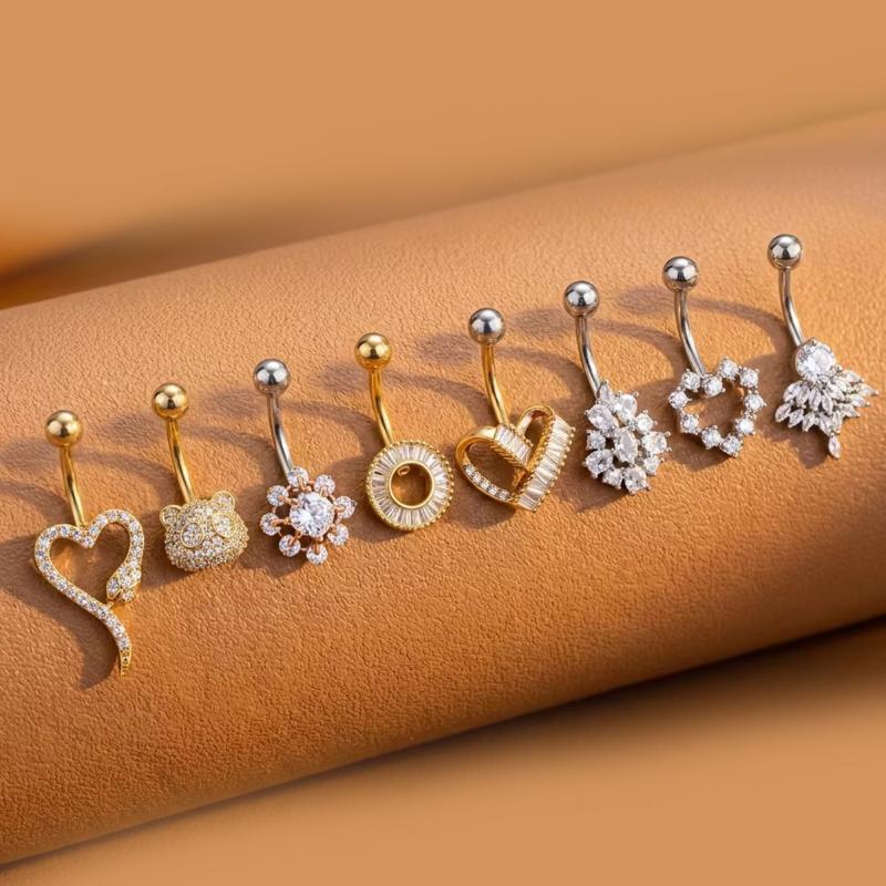 Kolczyki do pępka z motywem mo – Body Jewelry Tunnels recenzja i cena