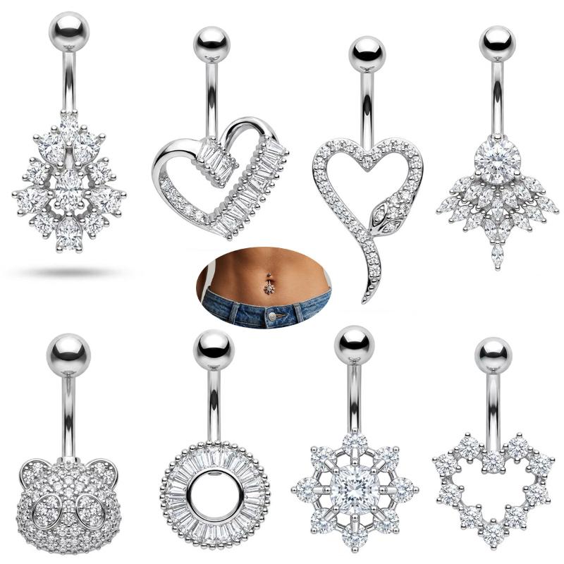 Kolczyki do pępka z motywem mo – Body Jewelry Tunnels recenzja i cena
