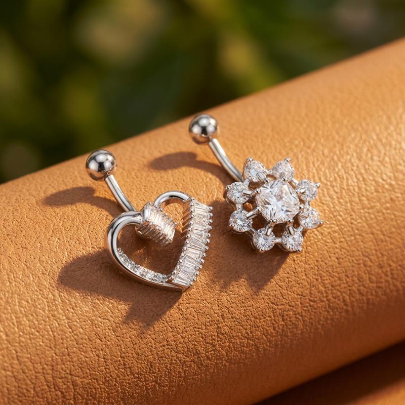 Kolczyki do pępka z motywem mo – Body Jewelry Tunnels recenzja i cena