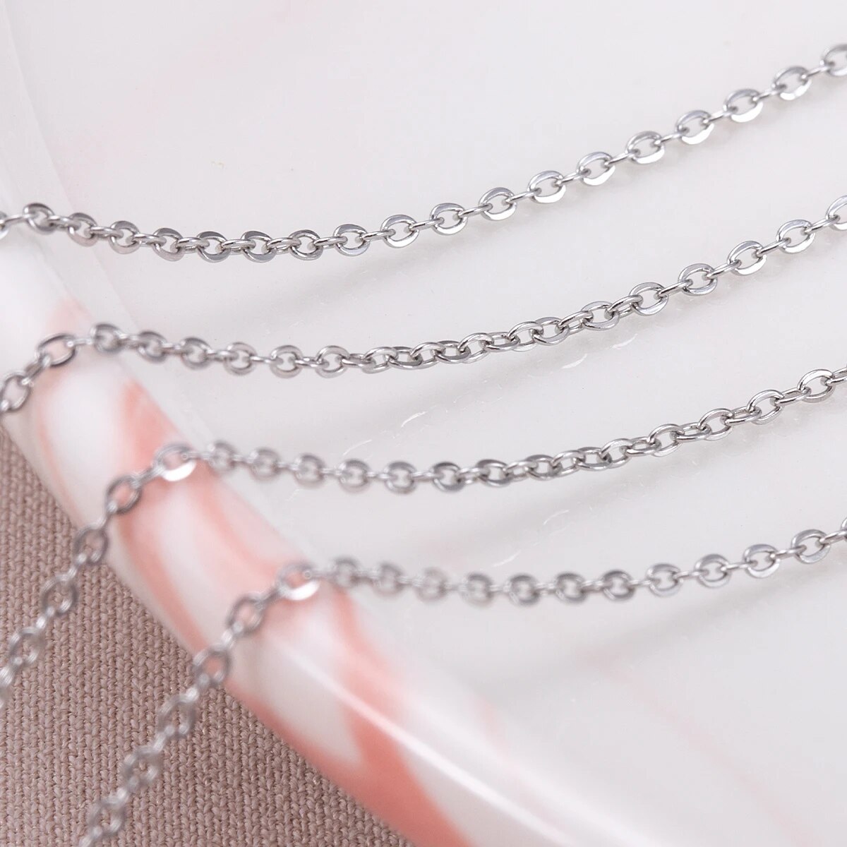 10 metrów cienkich łańcuszków  – Body Jewelry For You recenzja i cena