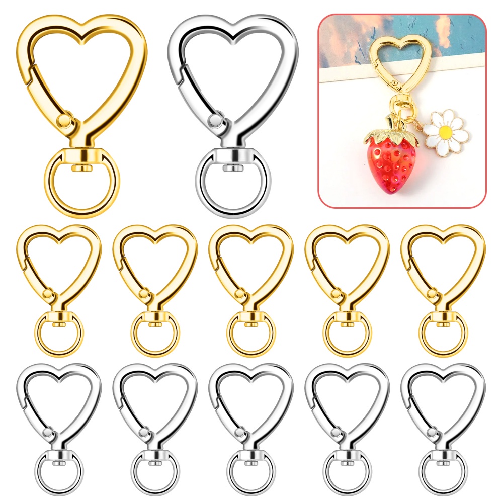 10 szt. Metalowe zapięcia typu – Daith Heart Ring recenzja i cena