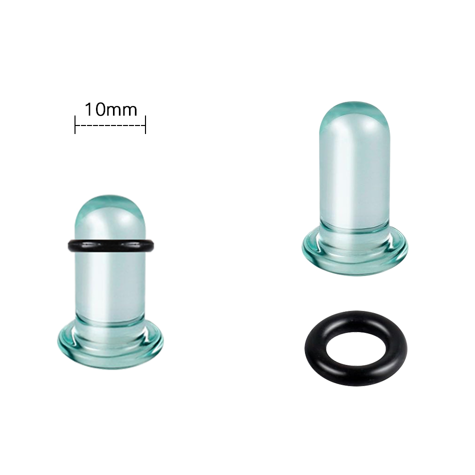 1 para szklane tunele do uszu  – Body Jewelry Tunnels recenzja i cena